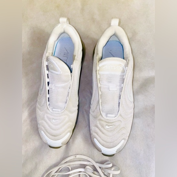 Nike Air Max 720 Metallic Platinum Sneakers - Picture 3 of 6
